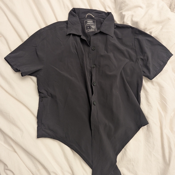 Wayre Tops - Wayre Womens Tie Front Shirt